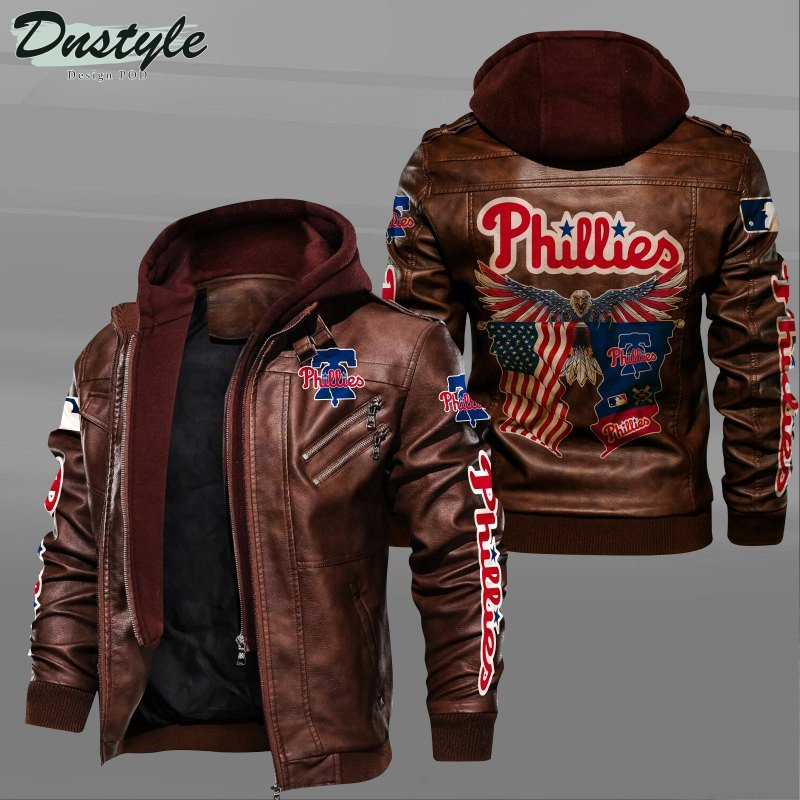 Philadelphia Phillies American Eagle Leather Jacket