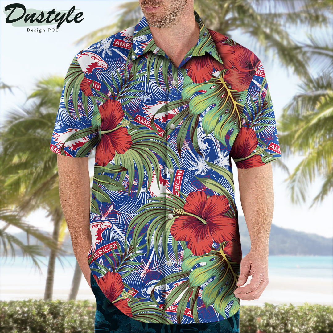 American Eagles Hibiscus Tropical Hawaii Shirt