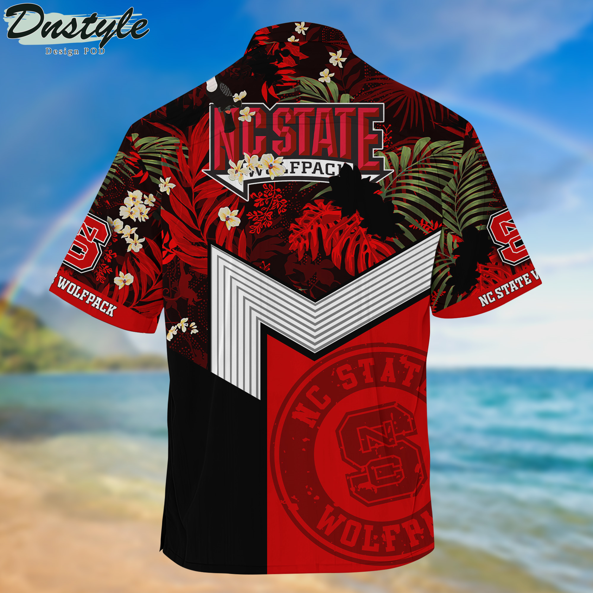 NC State Wolfpack Hawaii Shirt And Shorts New Collection