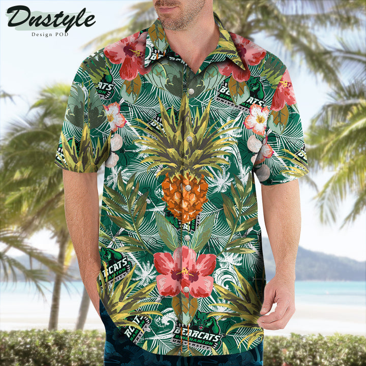 Binghamton Bearcats Pineapple Tropical Hawaiian Shirt