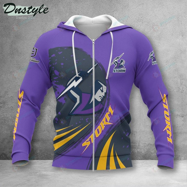 Melbourne Storm 2022 NRL 3D Hoodie