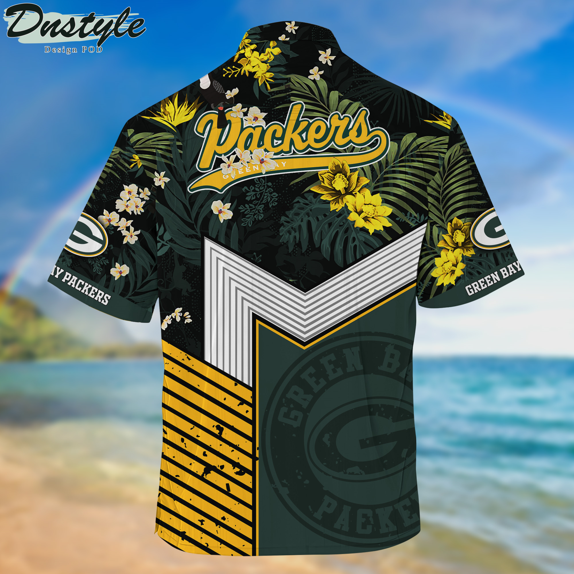 Green Bay Packers Hawaii Shirt And Shorts New Collection