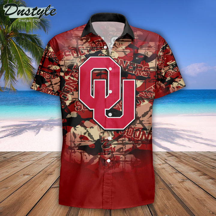 Personalized Oklahoma Sooners Camouflage Vintage NCAA Hawaii Shirt