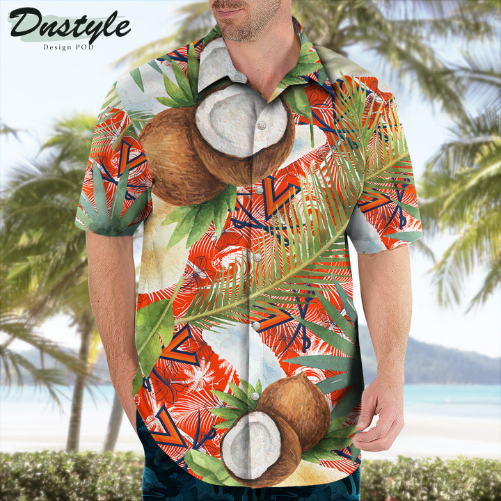Virginia Cavaliers Coconut Tropical Hawaiian Shirt