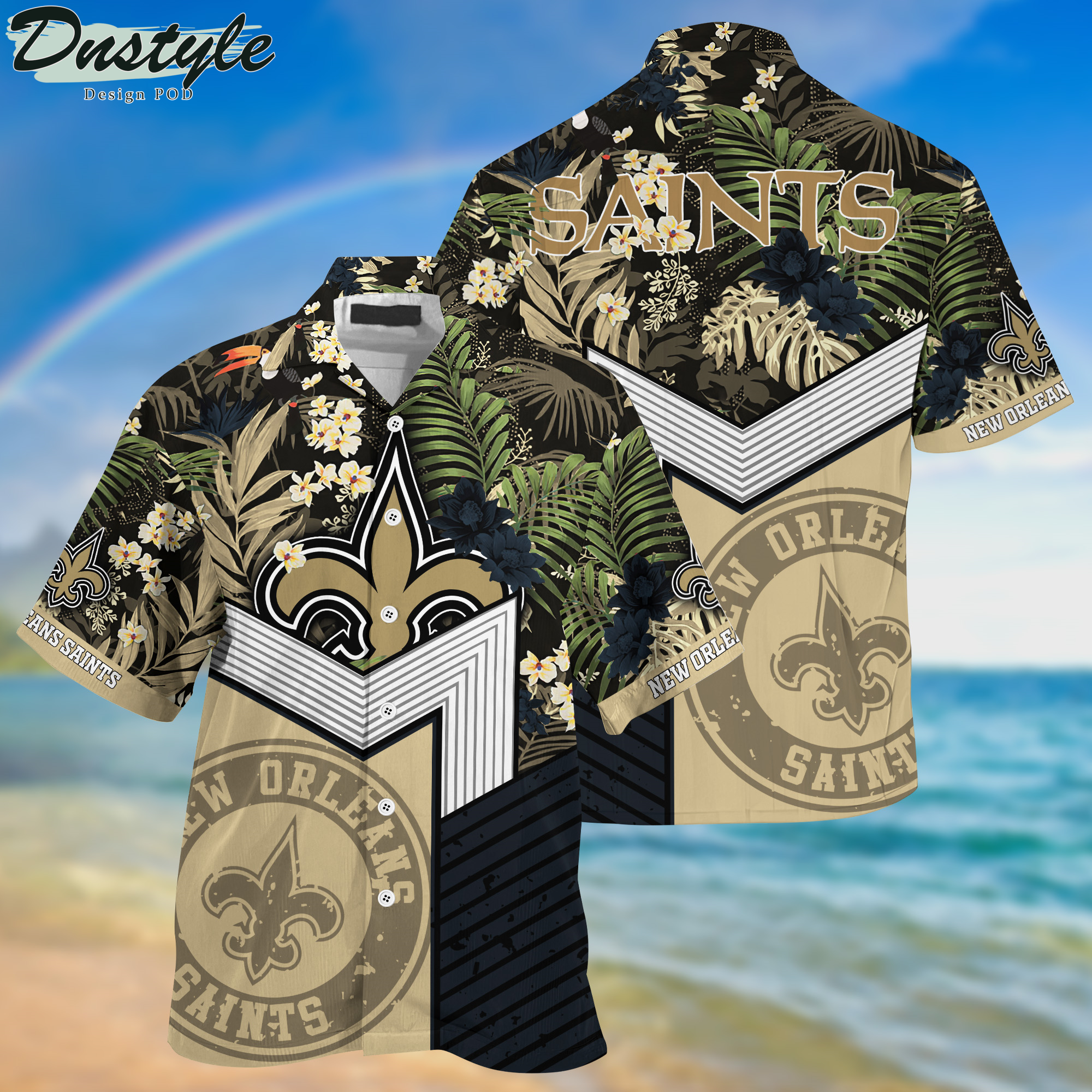New Orleans Saints Hawaii Shirt And Shorts New Collection
