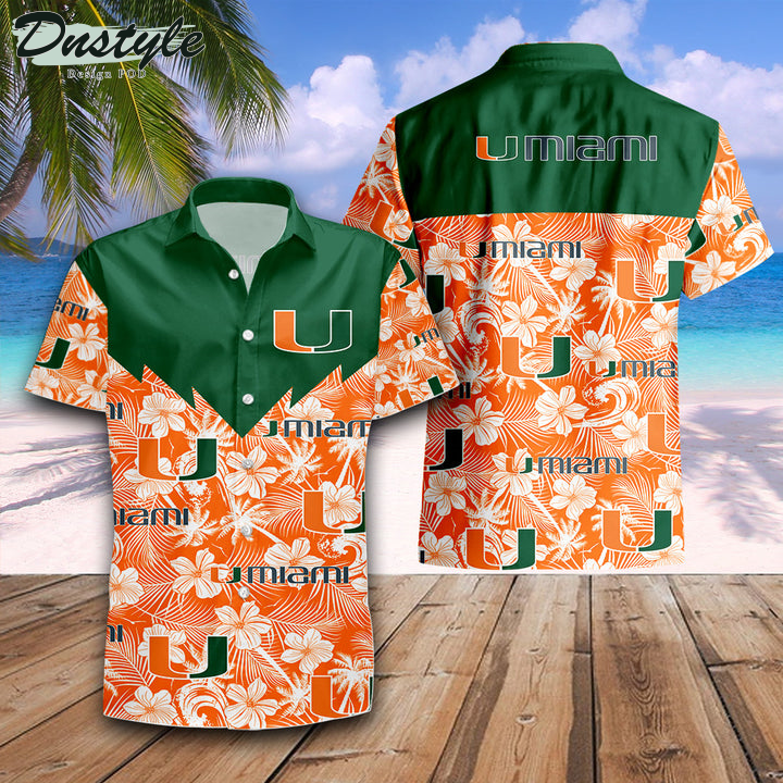 Miami Hurricanes NCAA Hawaiian Shirt