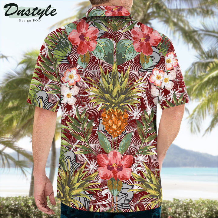 Bellarmine Knights Pineapple Tropical Hawaiian Shirt