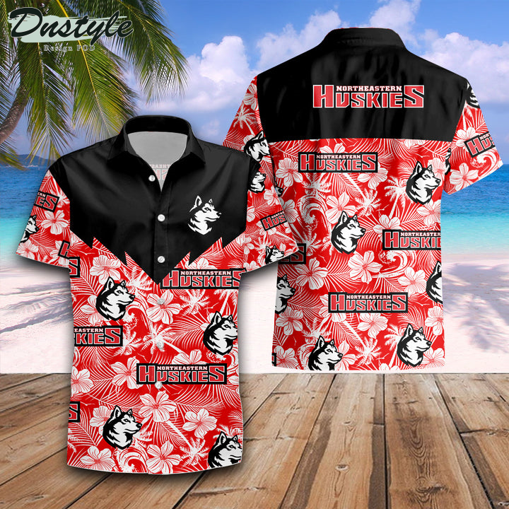 Northeastern Huskies NCAA Hawaiian Shirt