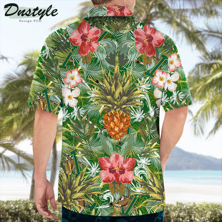 Vermont Catamounts Pineapple Tropical Hawaiian Shirt