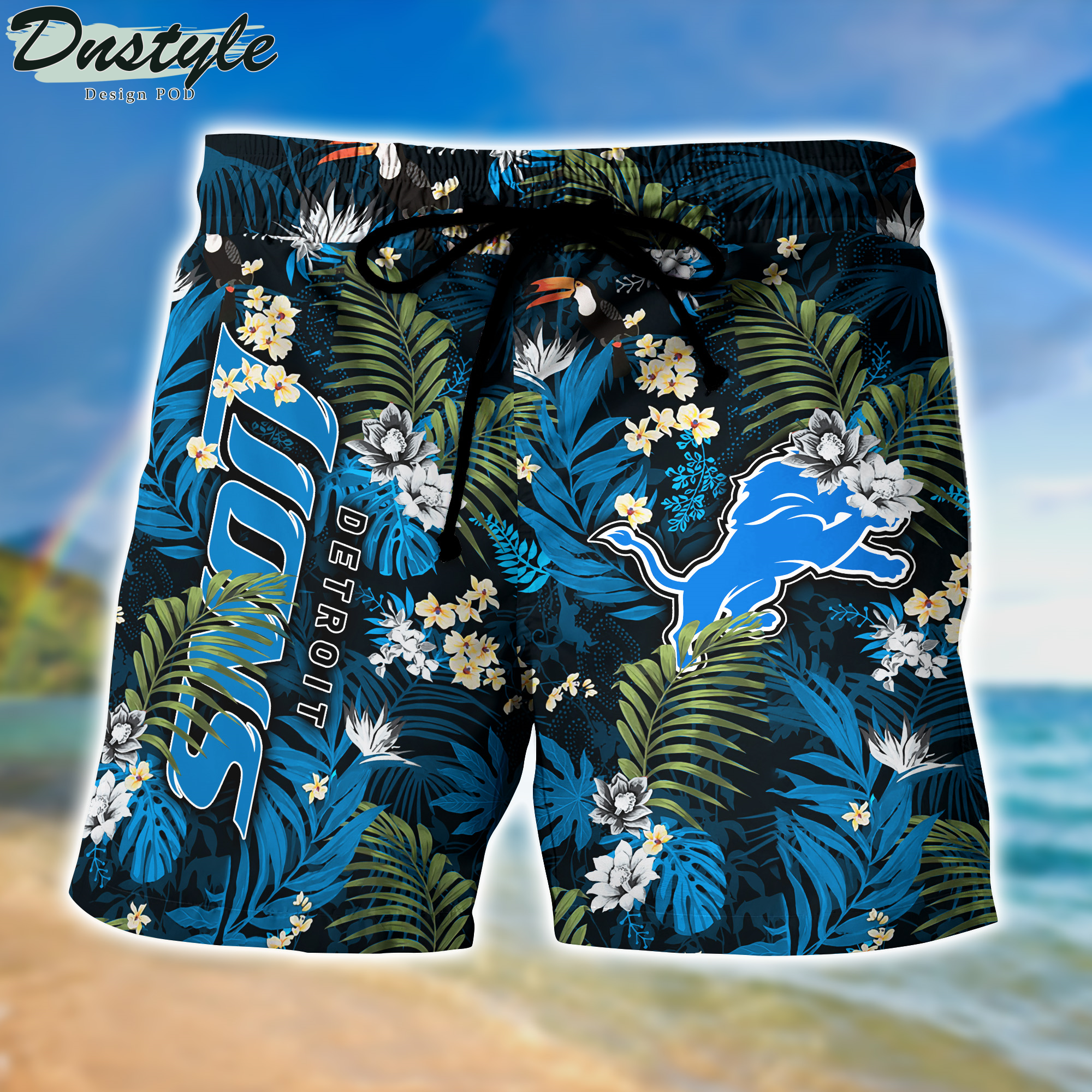 Detroit Lions Hawaii Shirt And Shorts New Collection