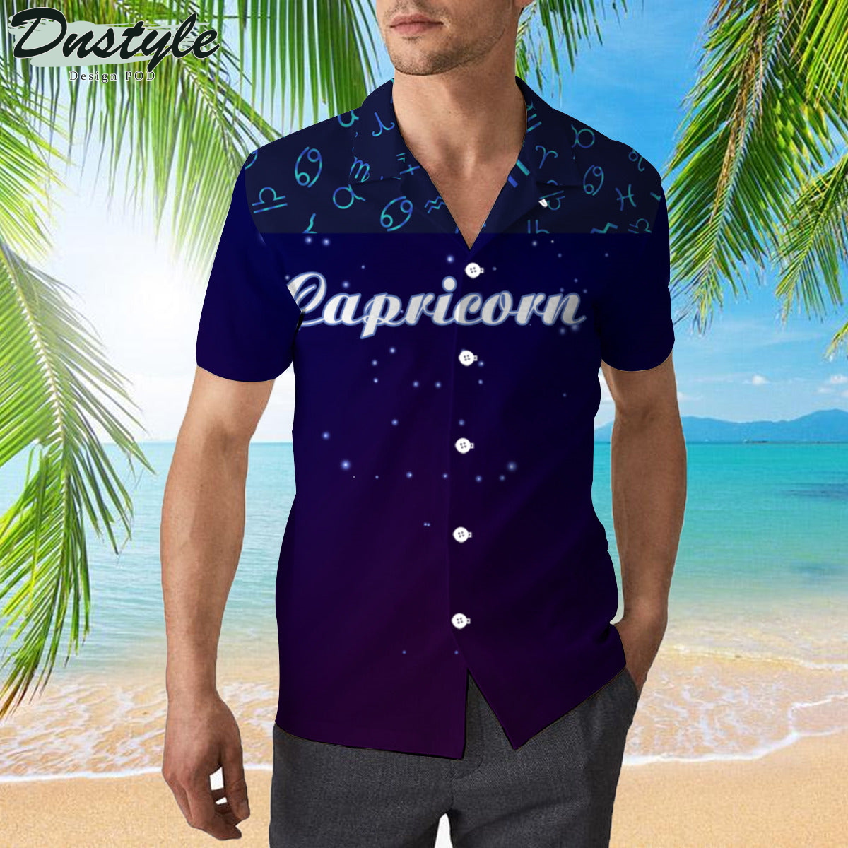 Capricorn Zodiac Hawaiian Shirt