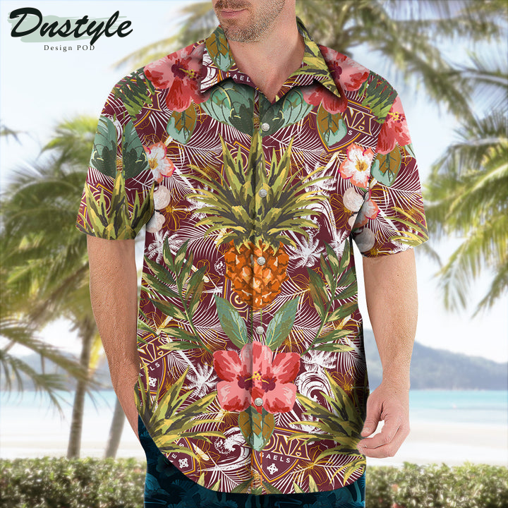 Iona Gaels Pineapple Tropical Hawaiian Shirt