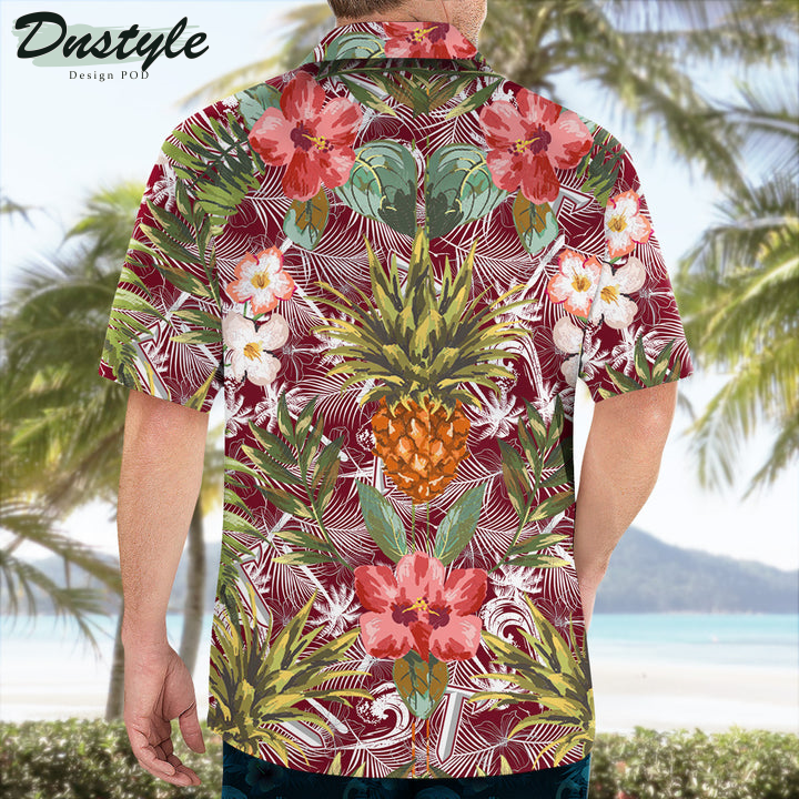 Troy Trojans Pineapple Tropical Hawaiian Shirt