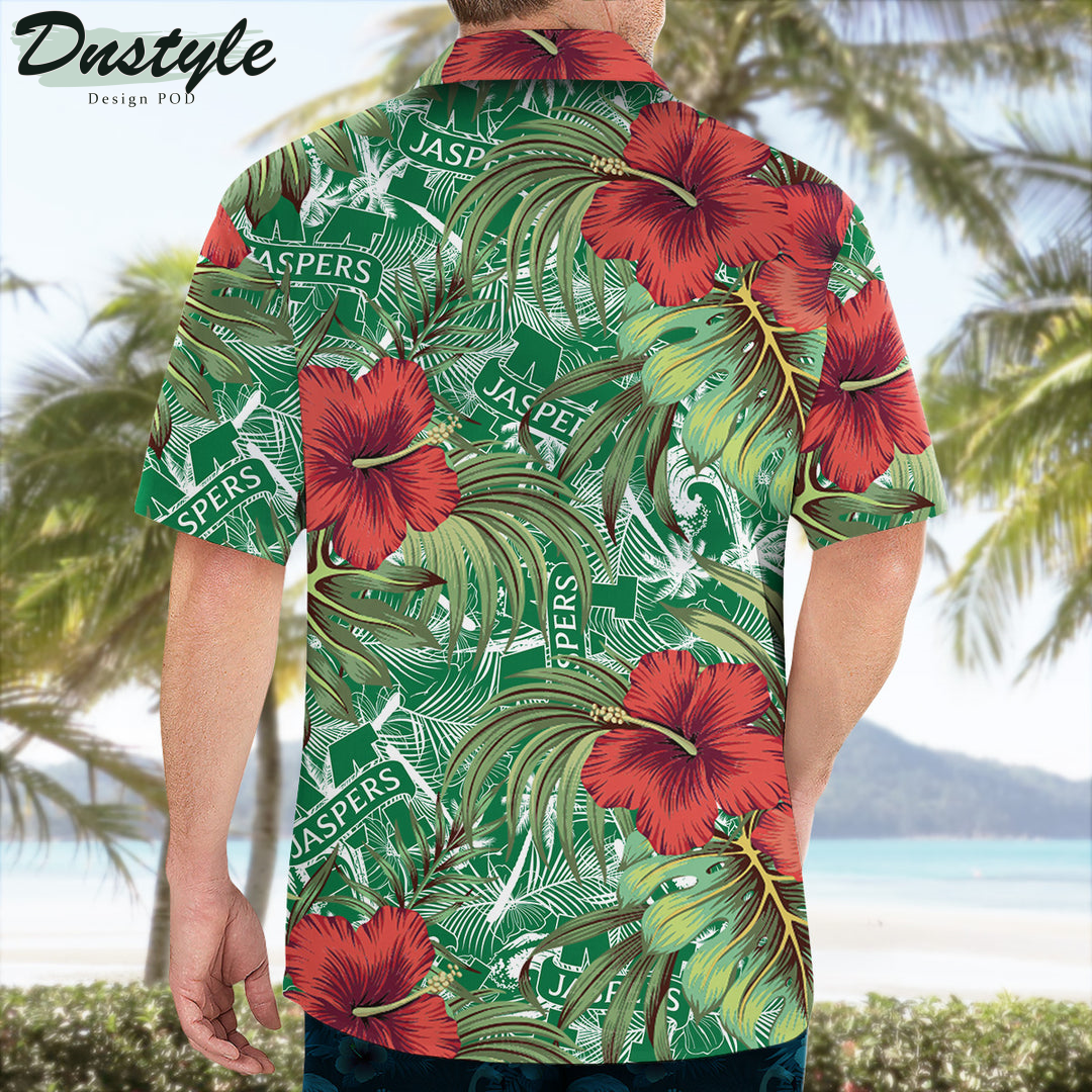 Manhattan Jaspers Hibiscus Tropical Hawaii Shirt