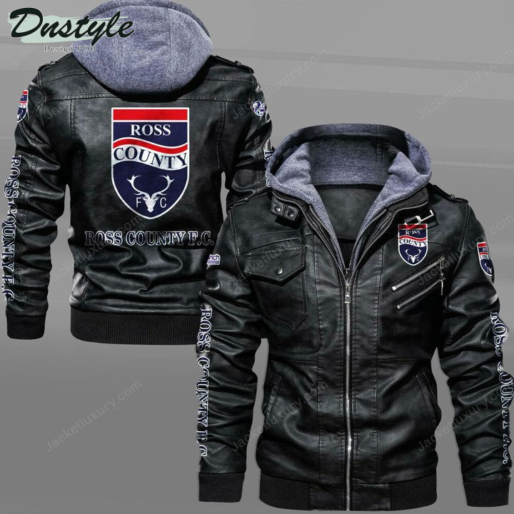 Ross County F.C Leather Jacket