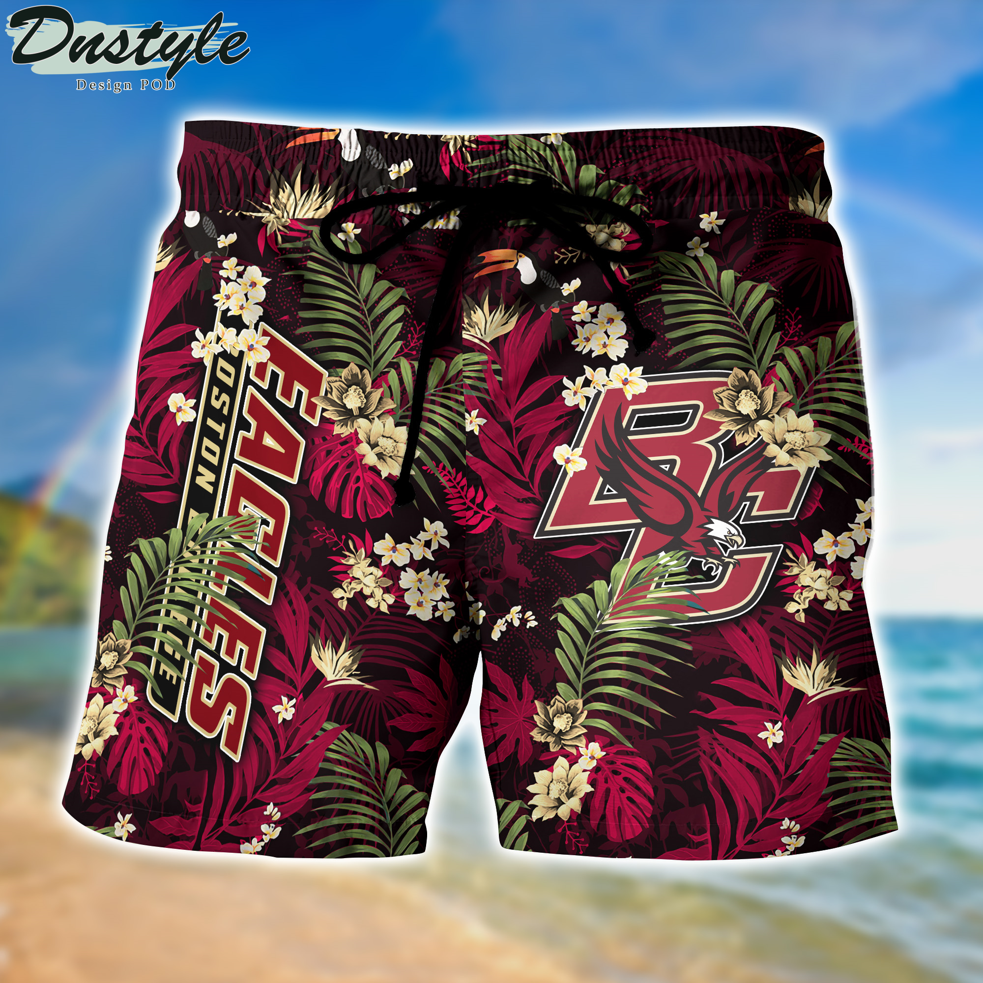 Boston College Eagles Hawaii Shirt And Shorts New Collection