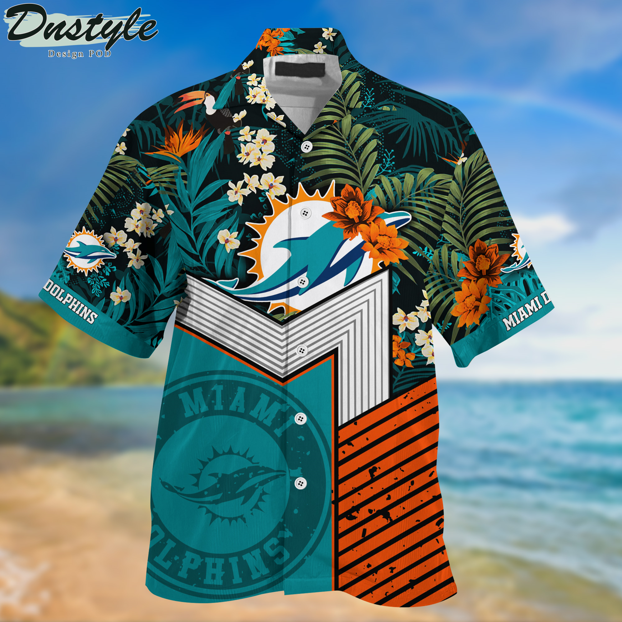 Miami Dolphins Hawaii Shirt And Shorts New Collection