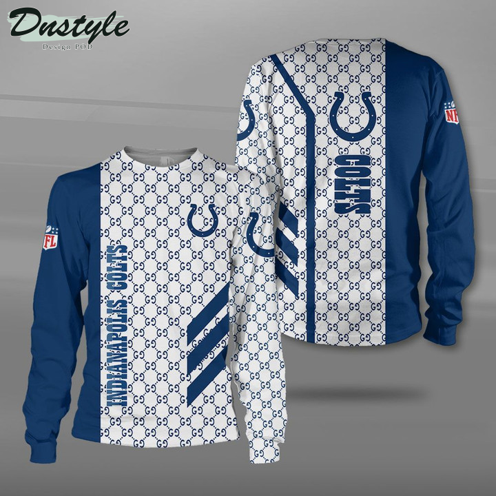Indianapolis Colts Gucci 3d Printed Hoodie Tshirt