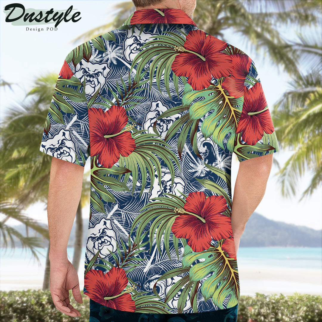 Butler Bulldogs Hibiscus Tropical Hawaii Shirt