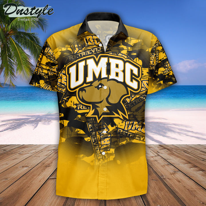 Personalized UMBC Retrievers Camouflage Vintage NCAA Hawaii Shirt