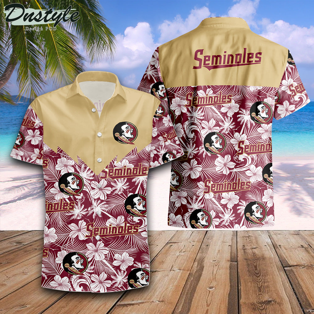 Florida State Seminoles Tropical Seamless NCAA Hawaii Shirt