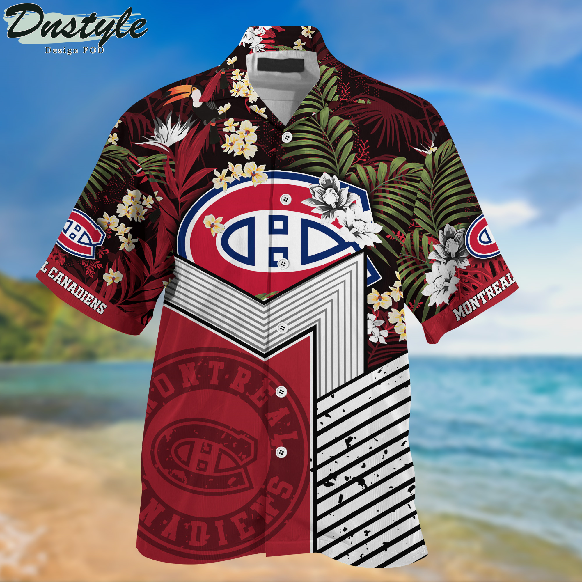 Montreal Canadiens Hawaii Shirt And Shorts New Collection