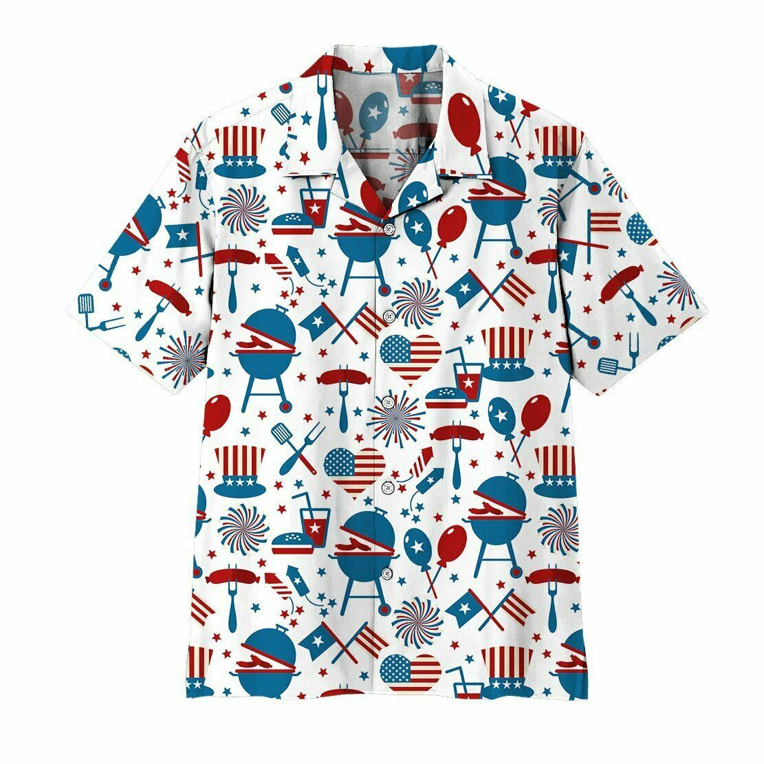 4th Of July Unisex Hawaiian Shirt