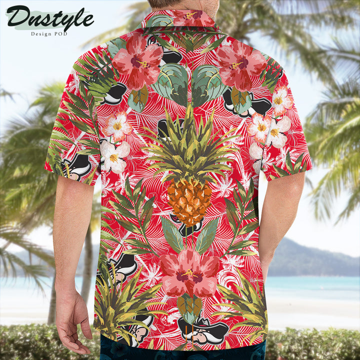 Unlv Rebels Pineapple Tropical Hawaiian Shirt