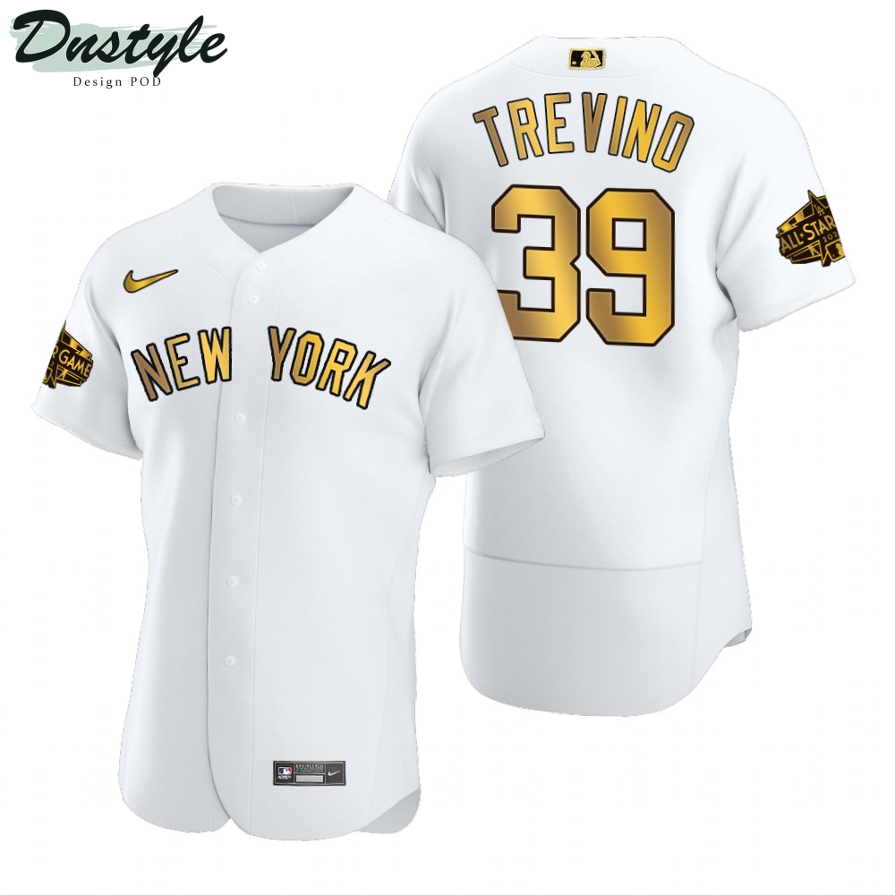 New York Yankees Jose Trevino White 2022 MLB All-Star Game Authentic Jersey