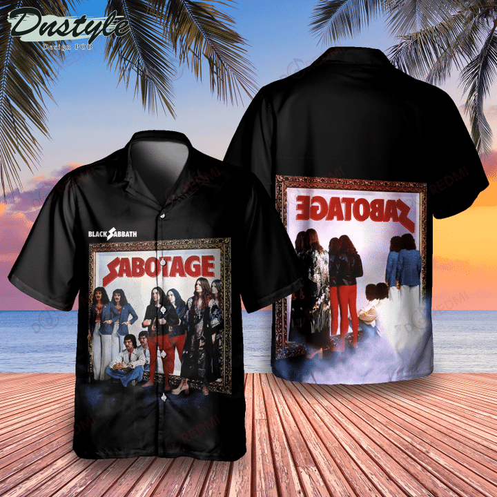 Black Sabbath Band Sabotage Hawaiian Shirt