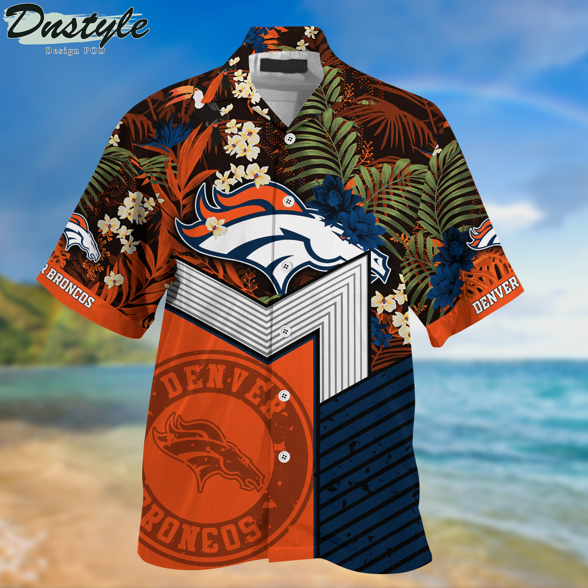Denver Broncos Hawaii Shirt And Shorts New Collection