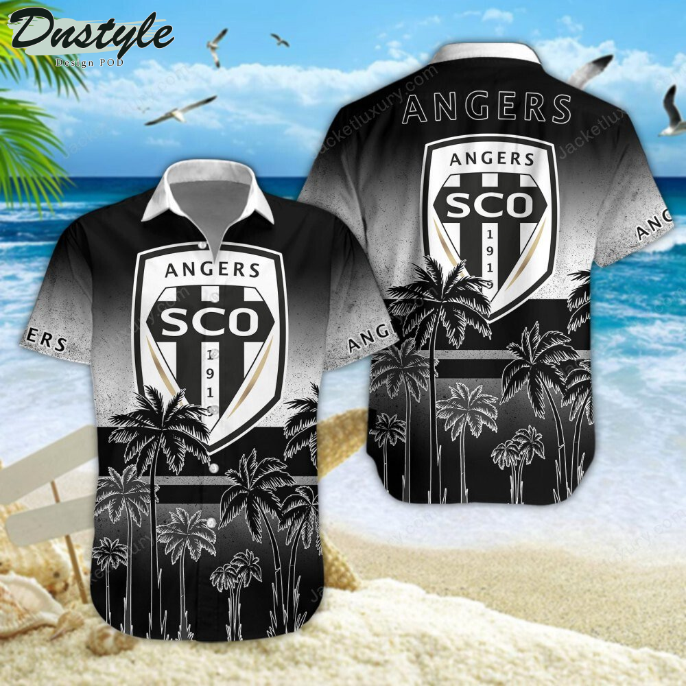 Angers SCO Hawaiian Shirt Beach Short