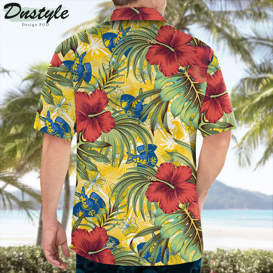 Umkc Kangaroos Hibiscus Tropical Hawaii Shirt