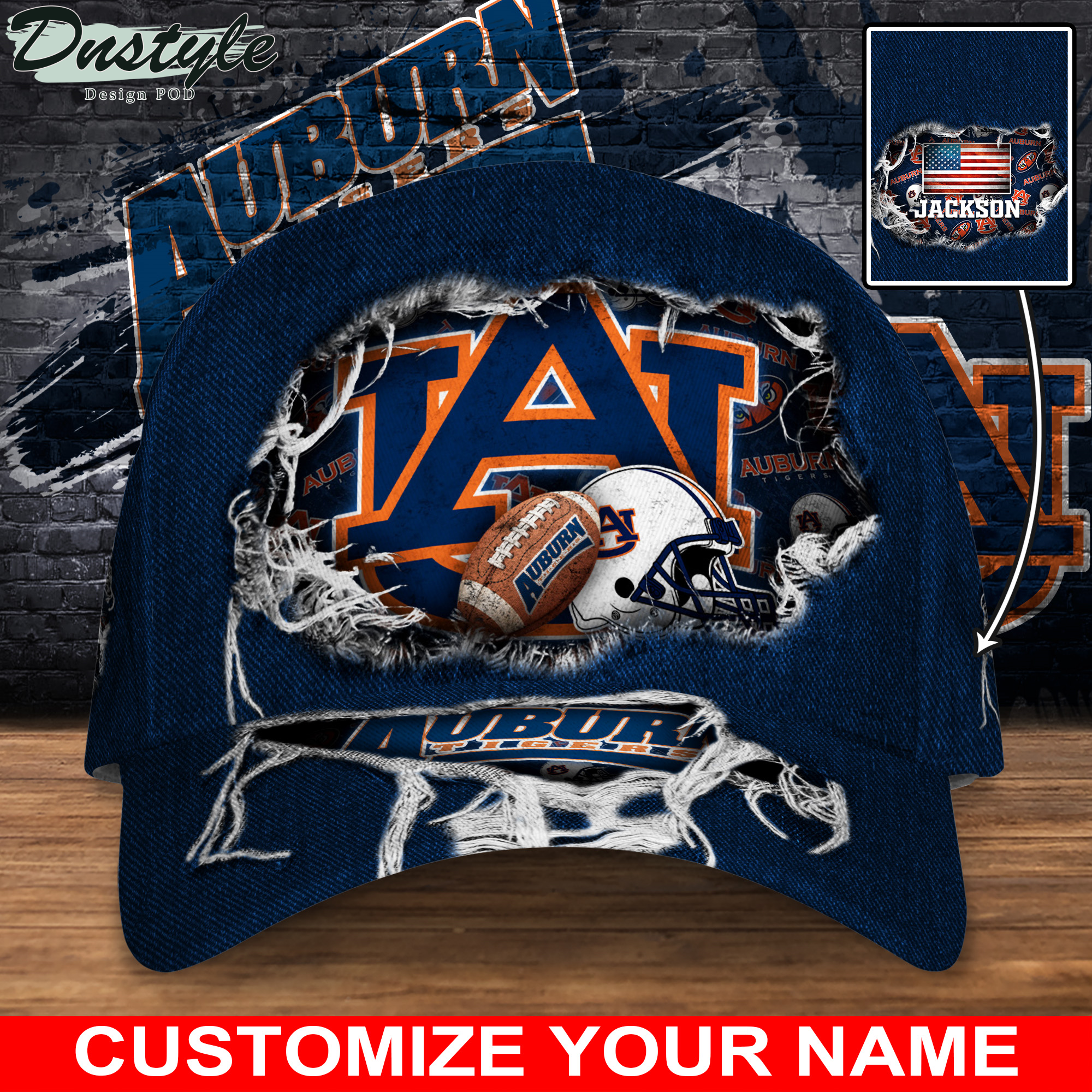 Auburn Tigers NCAA Trending 2022 Personalize Cap