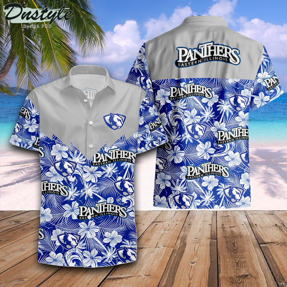 Eastern Illinois Panthers Tropical Seamless NCAA Hawaii Shirt