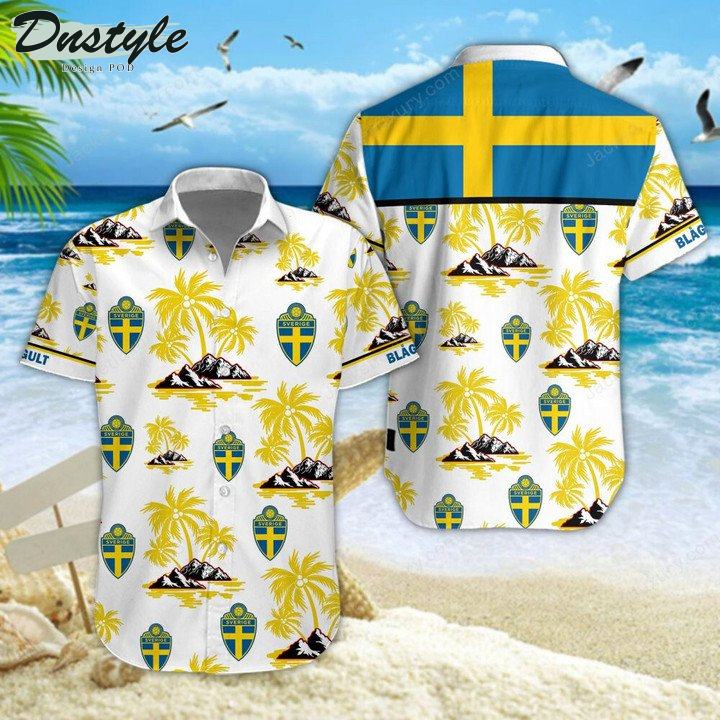 Sweden national football team hawaiian shirt
