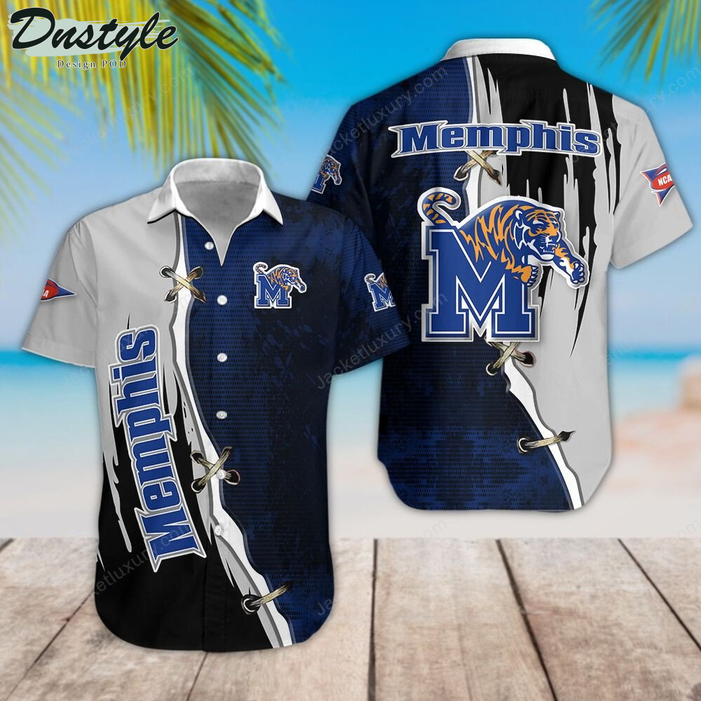 Memphis Tigers Football Hawaiian Shirt