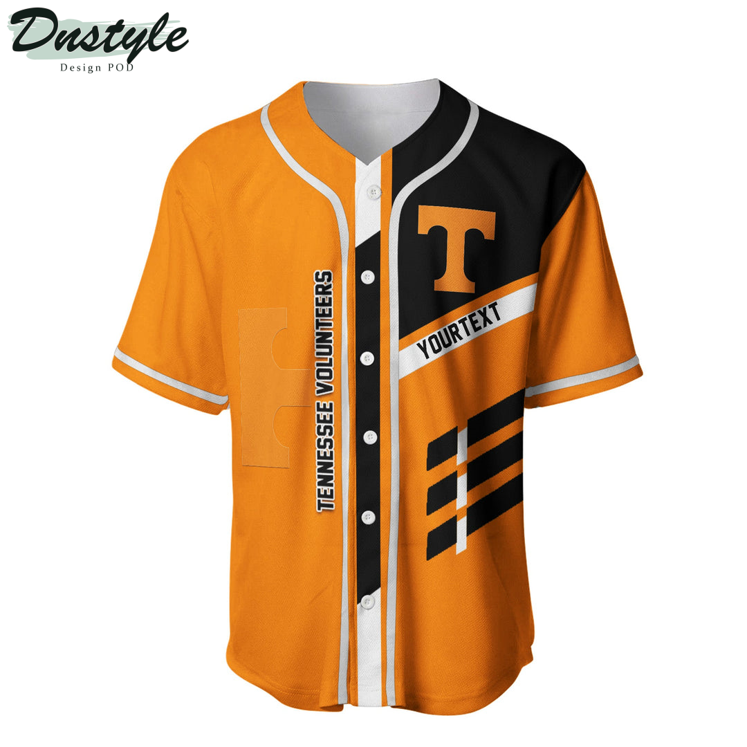 Tennessee Volunteers Custom Name Baseball Jersey