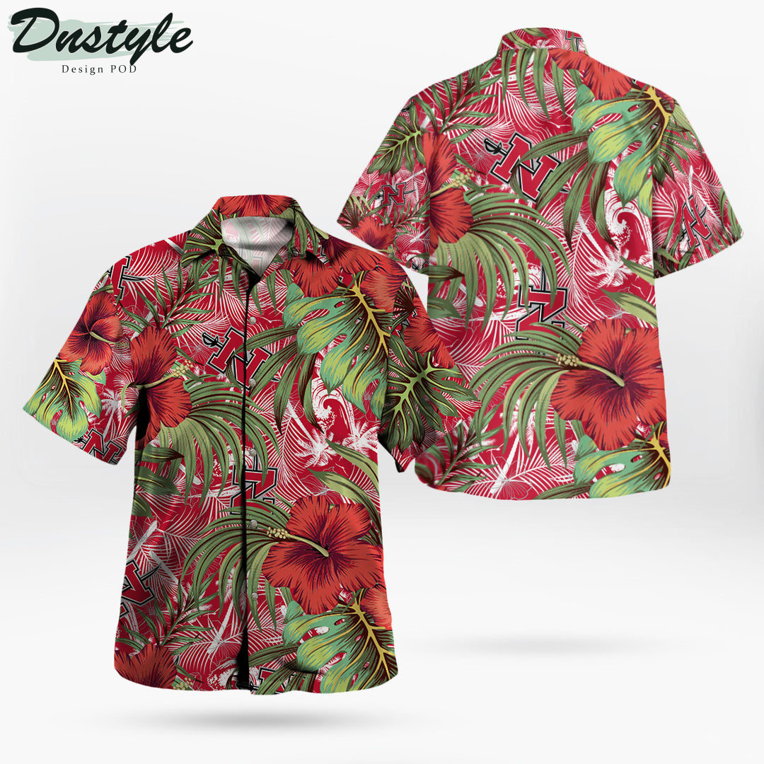 Nicholls Colonels Hibiscus Tropical Hawaii Shirt
