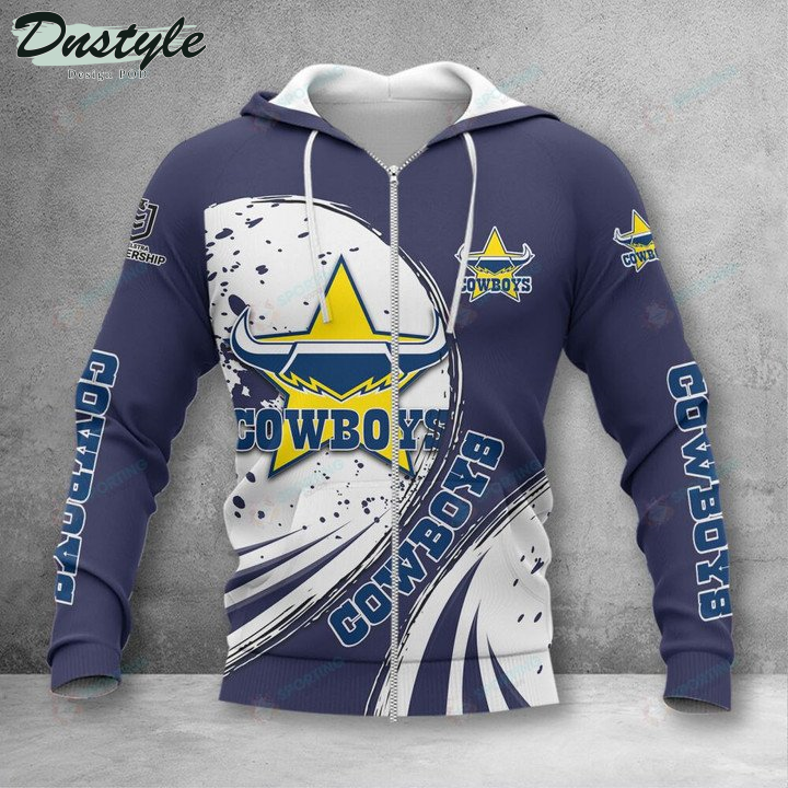 North Queensland Cowboys 2022 NRL 3D Hoodie