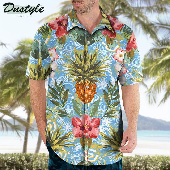 Southern Jaguars Pineapple Tropical Hawaiian Shirt