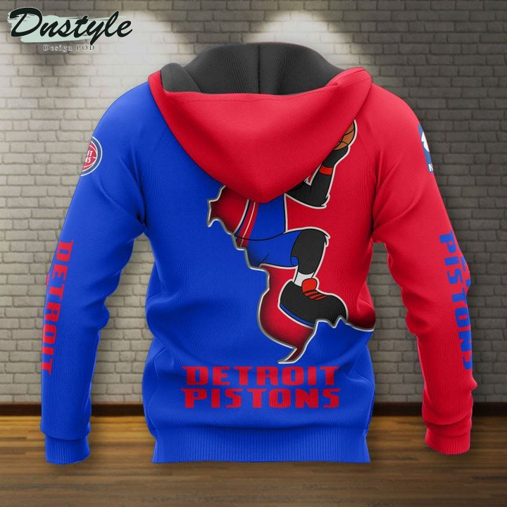 Detroit Pistons NBA 3d Hoodie