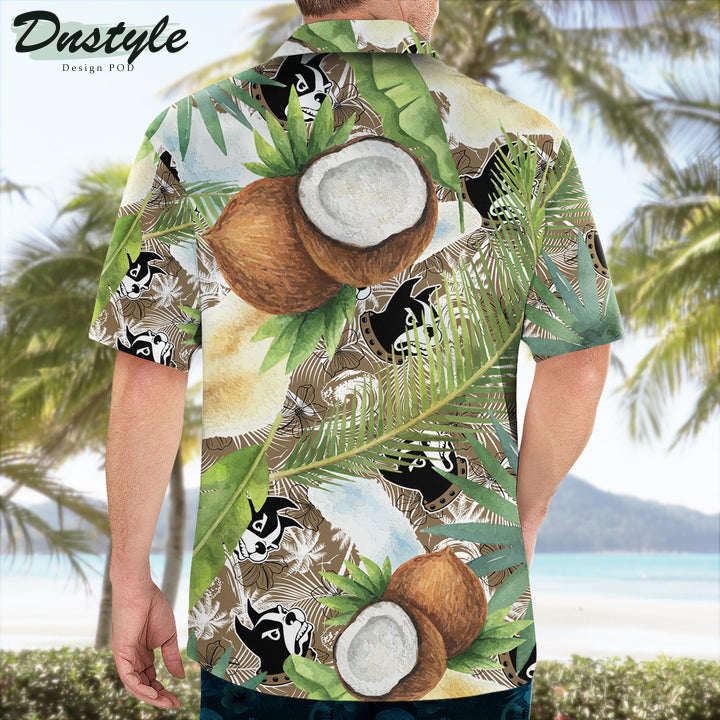 Wofford Terriers Coconut Tropical Hawaiian Shirt