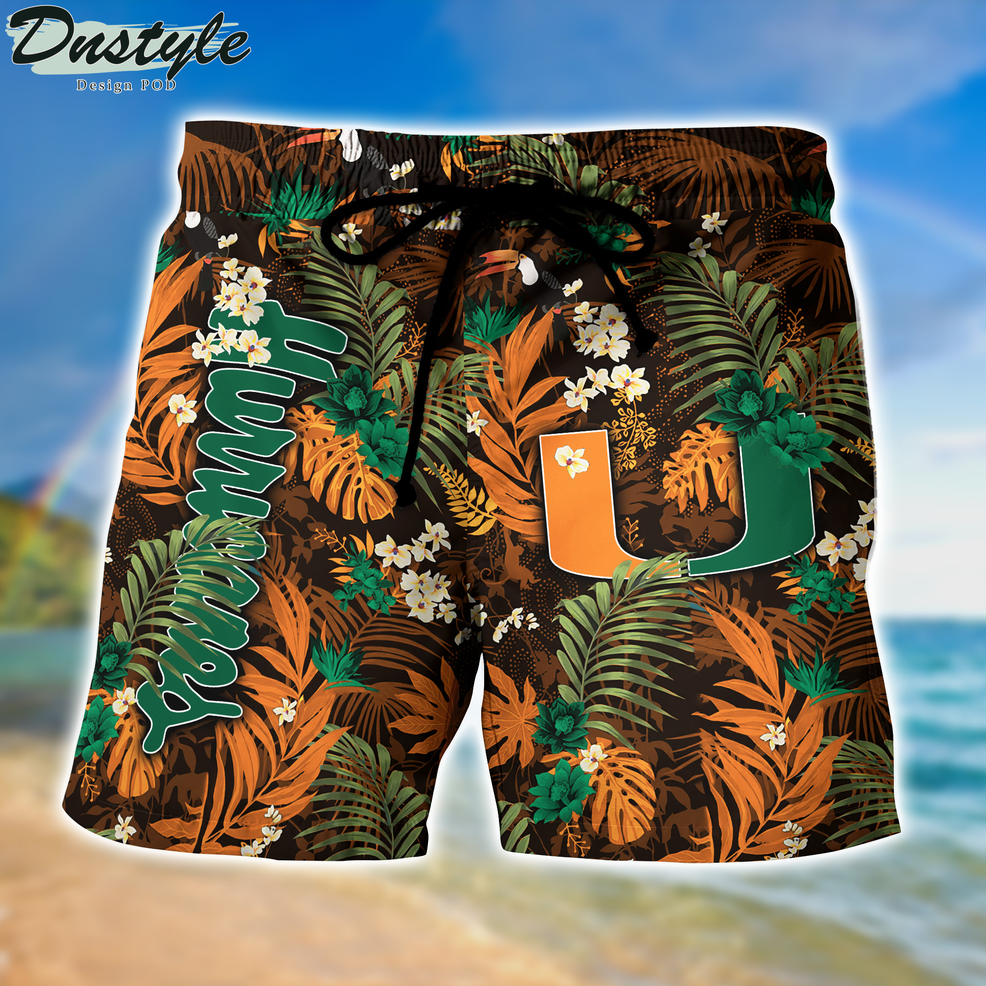 Miami Hurricanes Tropical New Collection Hawaii Shirt And Shorts