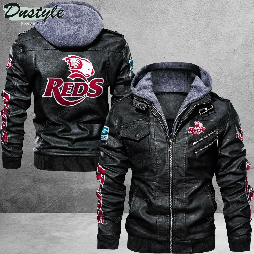 Queensland Reds rugby leather jacket