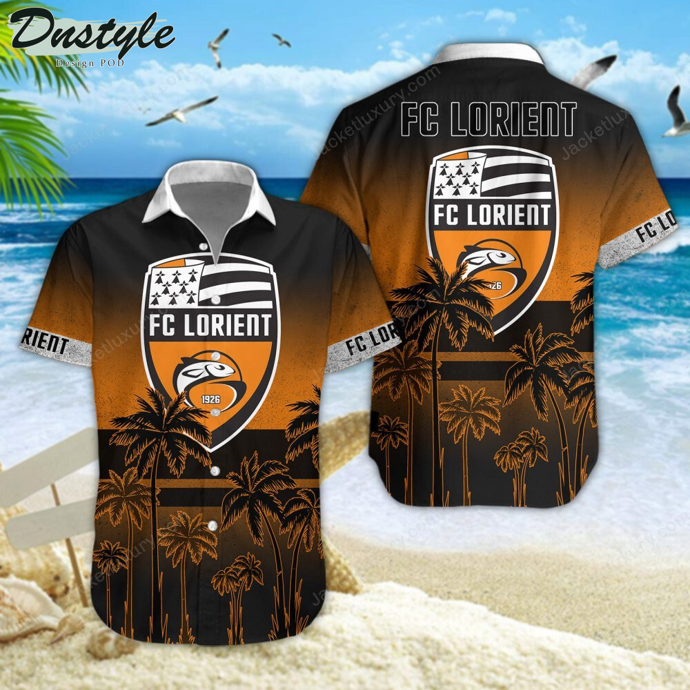FC Lorient Hawaiian Shirt Beach Short
