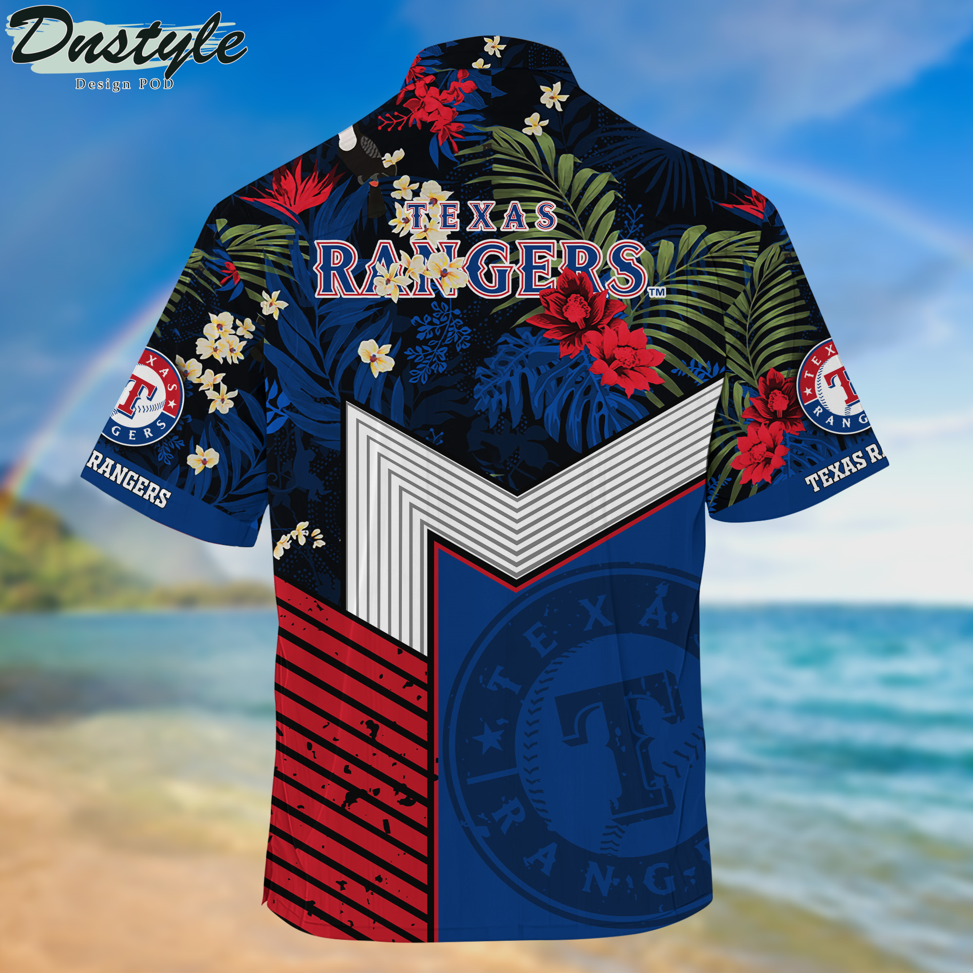 Texas Rangers Tropical New Collection Hawaii Shirt And Shorts