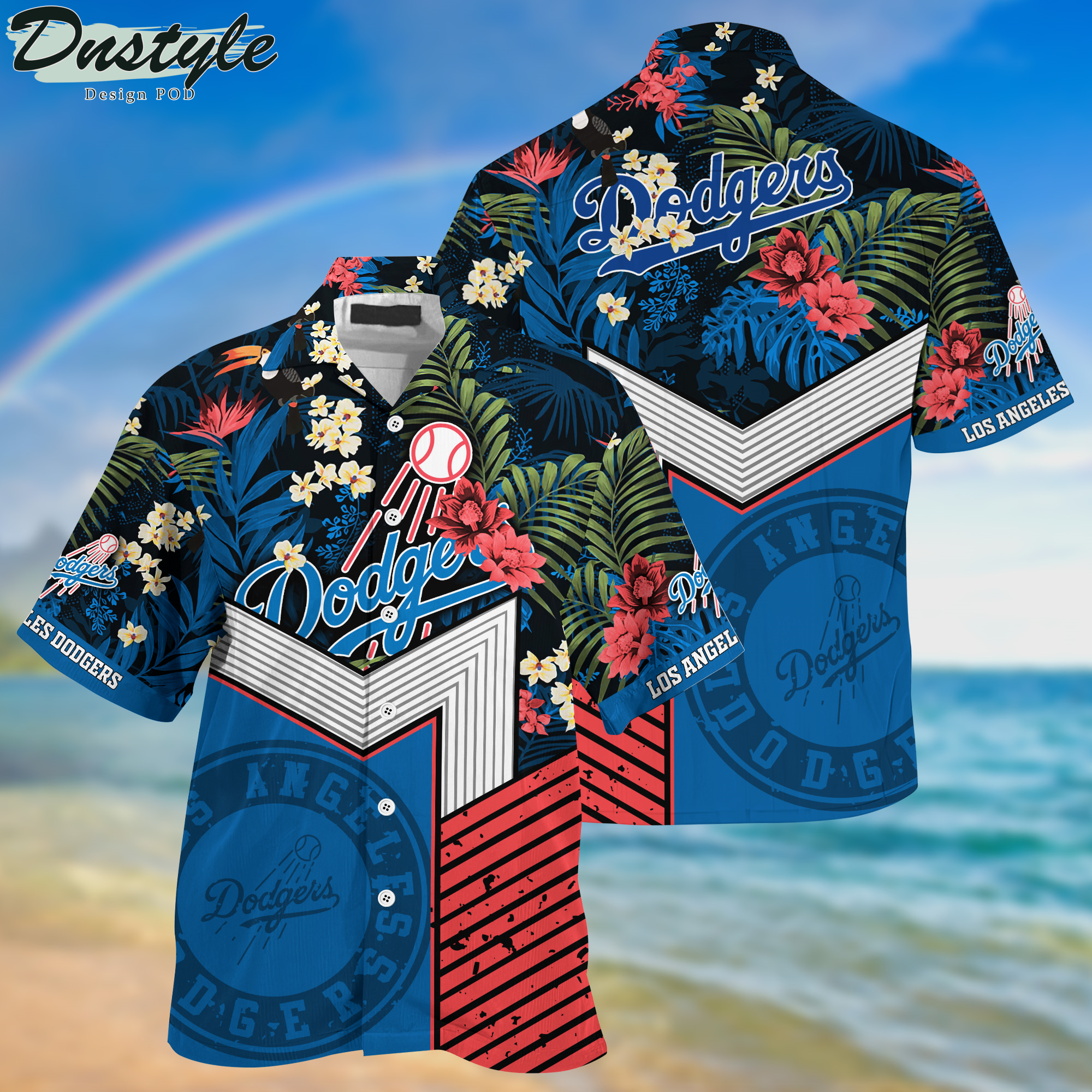 Los Angeles Dodgers Tropical New Collection Hawaii Shirt And Shorts