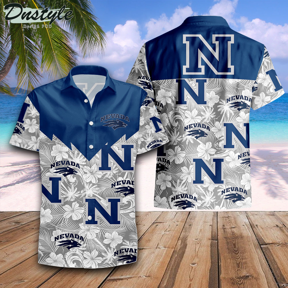Nevada Wolf Pack Tropical Seamless NCAA Hawaii Shirt