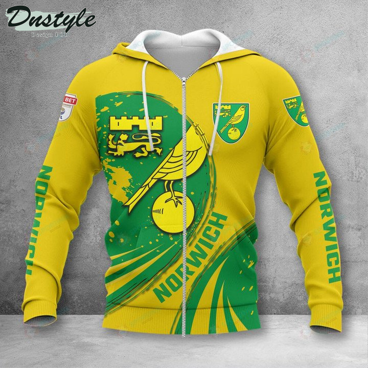 Norwich City 3d Print Hoodie Tshirt